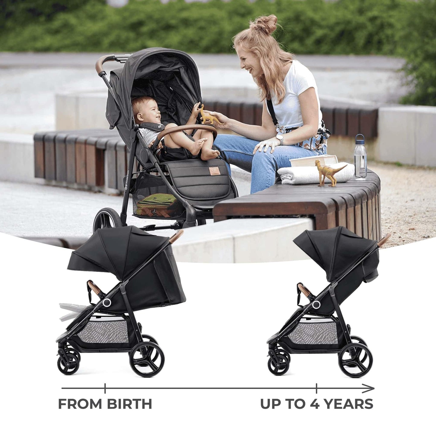 Kinderkraft GRANDE PLUS Buggy ab Geburt