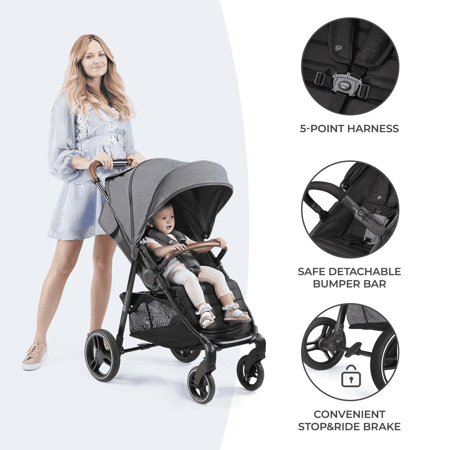 Kinderkraft GRANDE PLUS Buggy ab Geburt