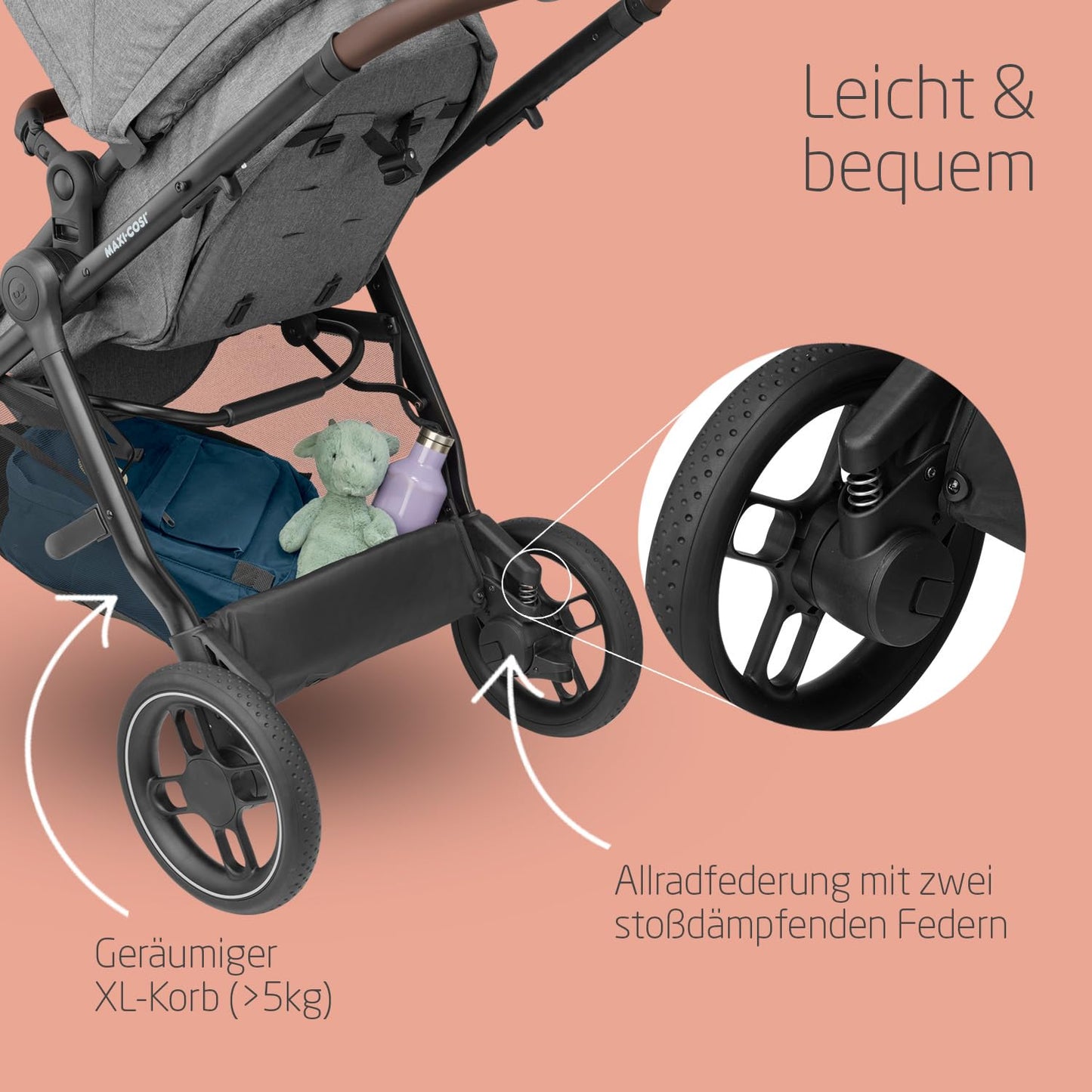 Maxi-Cosi Zelia S Trio 3-in-1 Kinderwagen-Set