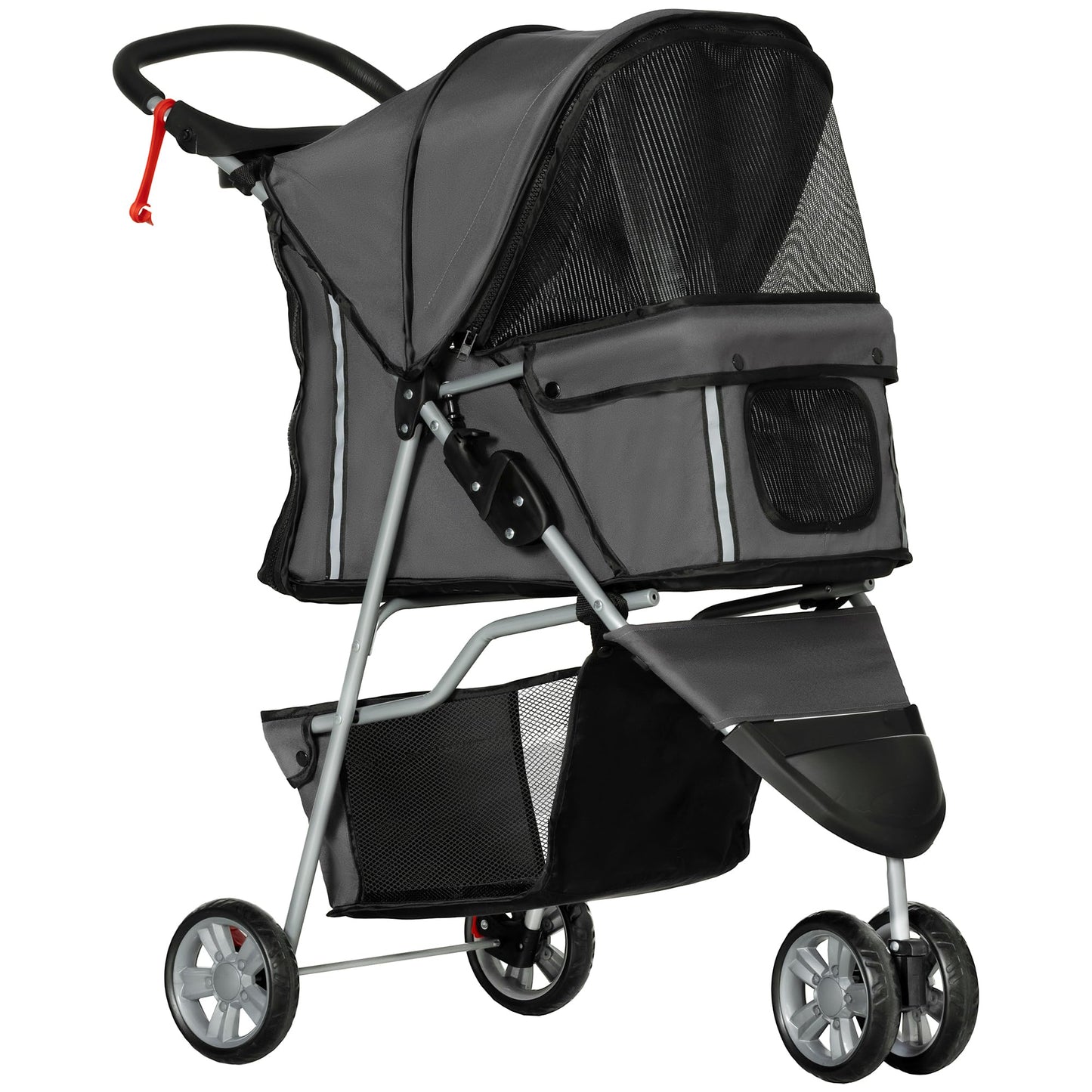 PawHut Klappbarer Haustier-Buggy für Hunde & Katzen