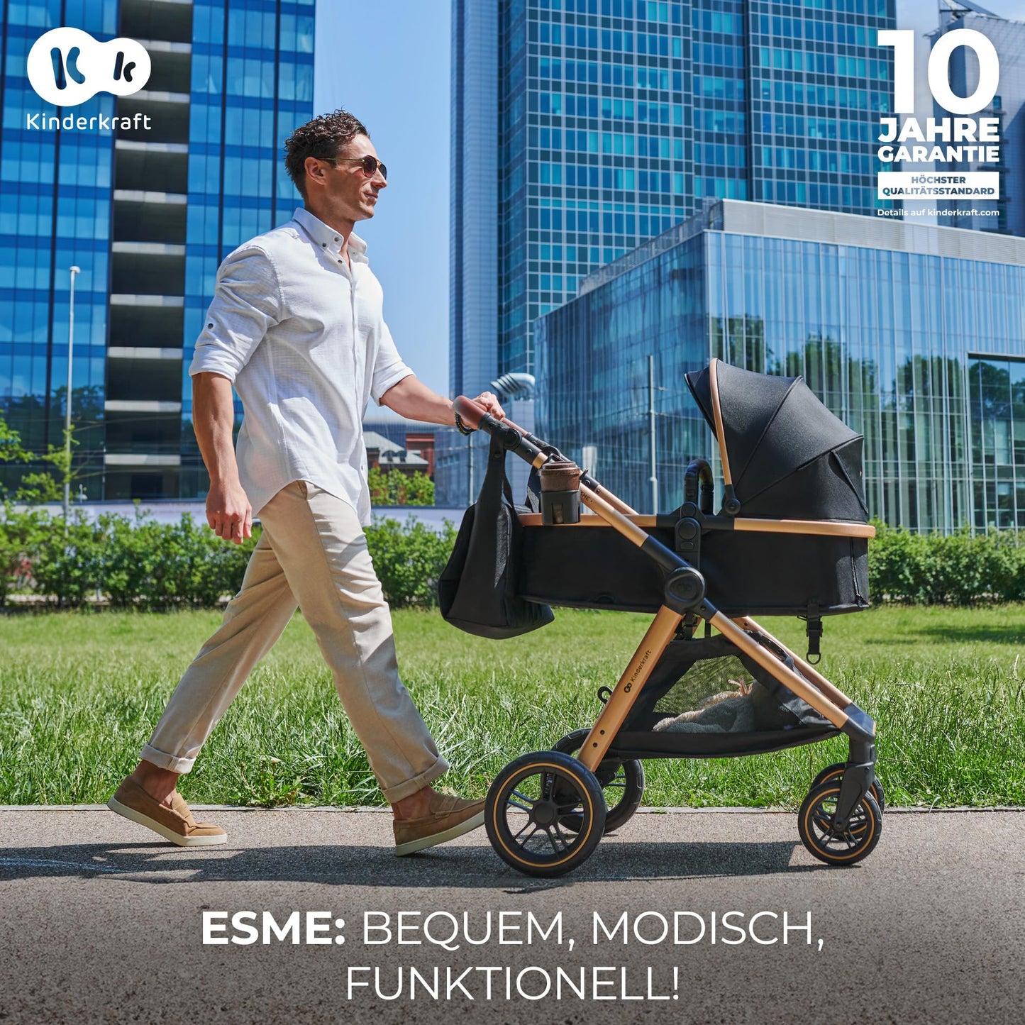 Kinderkraft ESME 3-in-1 Kombikinderwagen-Set