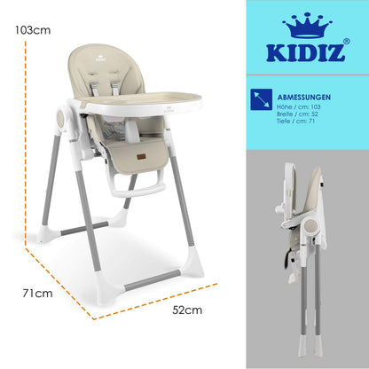 KIDIZ® 3-in-1 Hochstuhl mit Spielbügel