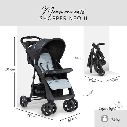 hauck Shopper Neo II Buggy mit Liegefunktion