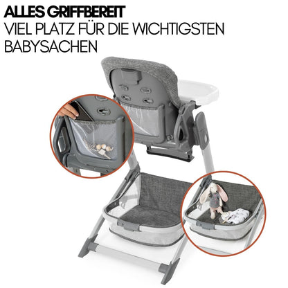 hauck Grow Up mitwachsender Hochstuhl mit Liegefunktion