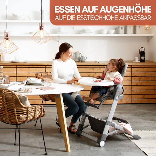 hauck Grow Up mitwachsender Hochstuhl mit Liegefunktion