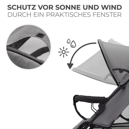 Kinderkraft TIK Leichter Buggy mit verstellbarem Griff