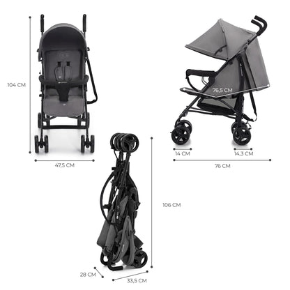 Kinderkraft TIK Leichter Buggy mit verstellbarem Griff