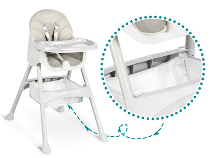 Ricokids 3-in-1 Klappbarer Hochstuhl