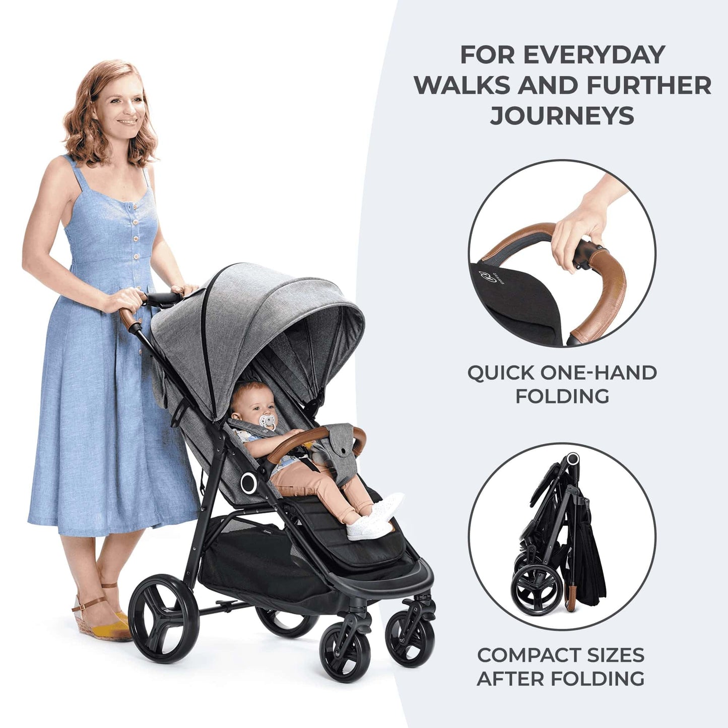 Kinderkraft GRANDE PLUS Buggy ab Geburt
