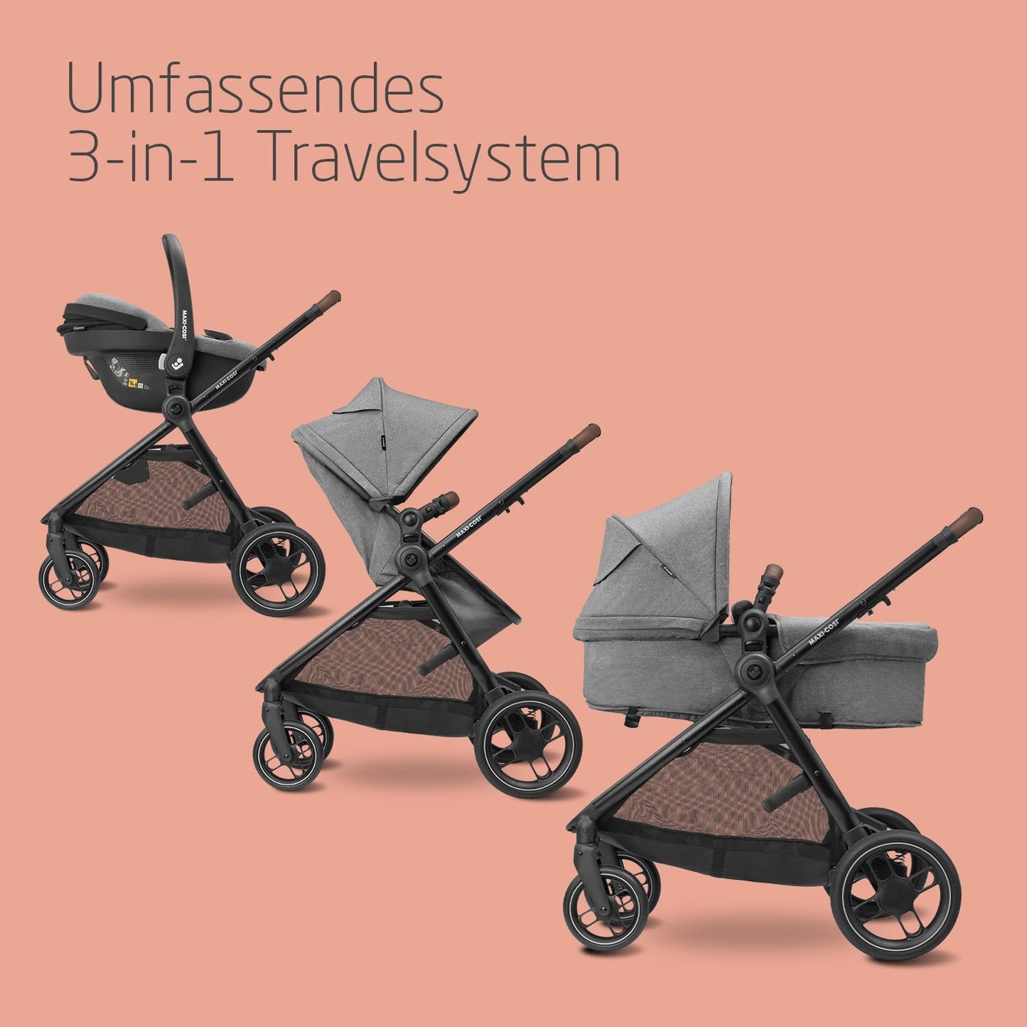 Maxi-Cosi Zelia S Trio 3-in-1 Kinderwagen-Set