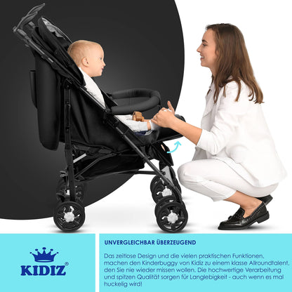 KIDIZ® City-Pro Klappbarer Buggy mit Zubehör