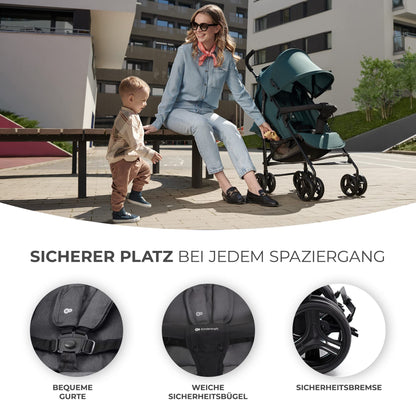 Kinderkraft TIK Leichter Buggy mit verstellbarem Griff