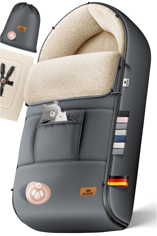 Kidiz® Universeller Baby-Fußsack mit Reißverschluss
