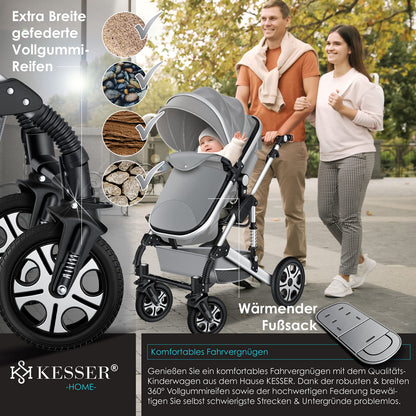 KESSER® Loops 3-in-1 Kombikinderwagen-Set
